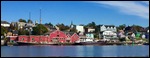 Lunenburg - Bluenose II in front of red building