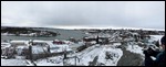 Yellowknife and Great Slave Lake panorama