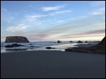 Ancient Sea Rocks at Bandon Beach