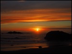 Sunset over the Pacific - Bandon, OR