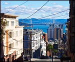 Looking towards the Oakland Bay Bridge