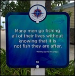 Many men go fishing...